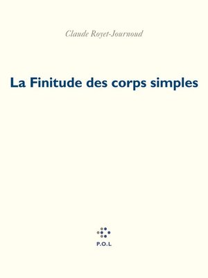 cover image of La Finitude des corps simples